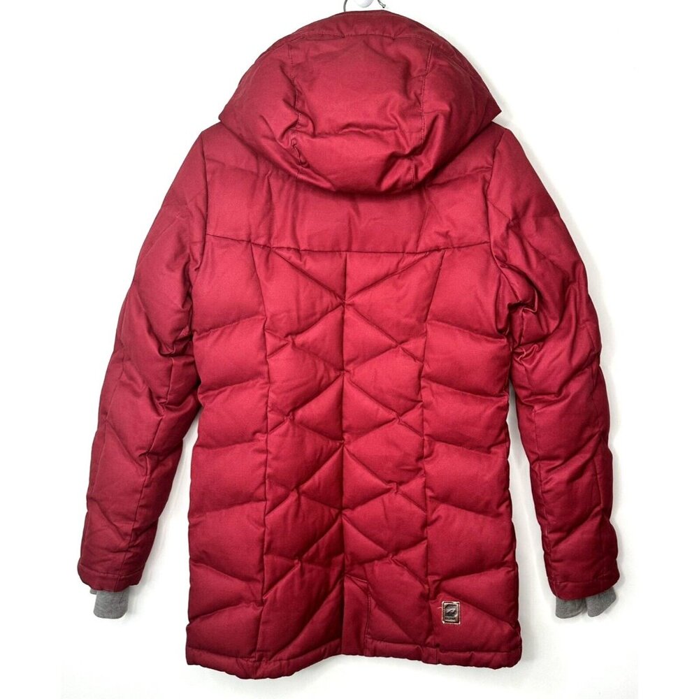 Orage Womens Parka Winter Coat Outdoor Insulated Lined Hooded Pockets Red XL - Picture 2 of 16